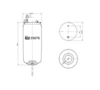 febi bilstein 35676 Soffietto, Sospensione pneumatica