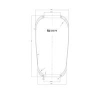 FEBI BILSTEIN 35879 Soffietto, Sospensione pneumatica