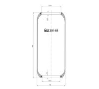 FEBI BILSTEIN 39149 Soffietto, Sospensione pneumatica