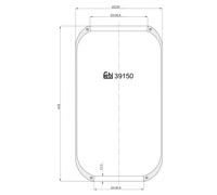 febi bilstein 39150 Soffietto, Sospensione pneumatica