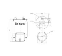 FEBI BILSTEIN 40289 Soffietto, Sospensione pneumatica