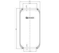 FEBI BILSTEIN 40400 Soffietto, Sospensione pneumatica