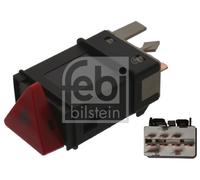 FEBI BILSTEIN 44393 Interruttore, Lampeggiatore d'emergenza per VW