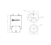 Soffietti per sospensioni pneumatiche FEBI BILSTEIN 44631