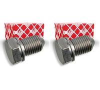 febi bilstein 48871 tappo scarico olio con anello tenuta, 1 unità (Confezione da 2)