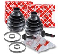 febi bilstein 49070 kit cuffia giunto omocinetico con vite, 1 unità | 49070 per Golf 4 5 6 Plus Caddy 3 Eos Passat
