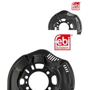 FEBI BILSTEIN Ankerblech Spritzblech Bremsscheibe Set Anteriore per Toyota Auris