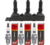 Febi BILSTEIN Bobina + 3x Champion Candela per Opel Corsa B 73_ 78_ 79_