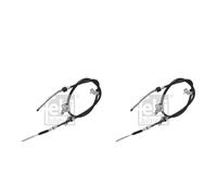 Febi BILSTEIN Bremsseilen Set Sinistra Destra Posteriore per Mitsubishi L 200/