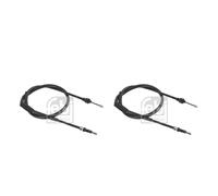 Febi BILSTEIN Bremsseilen Set Sinistra Destra Posteriore per Renault Modus /