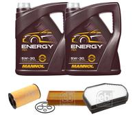 FEBI BILSTEIN Controllo Set 10 L 5W-30 per Mercedes E-Klasse W210 Energy 5W-30