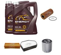 FEBI BILSTEIN Controllo Set 10 L 5W-30 per Mercedes E-Klasse W210 Energy 5W-30
