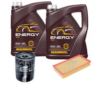 FEBI BILSTEIN Controllo Set 10 L MANNOL Energy 5W-30 per Jaguar S-Type 4.2 V8