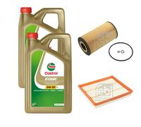 FEBI BILSTEIN Controllo Set 10L CASTROL EDGE 5W-30 Per Mercedes-Benz