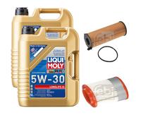 FEBI BILSTEIN Controllo Set 10L Liqui Moly 5W30 LONGLIFE3 Per Audi A8 4E