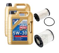 FEBI BILSTEIN Controllo Set 10L Liqui Moly 5W30 LONGLIFE3 Per Audi A8 4N2
