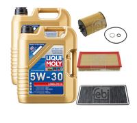 FEBI BILSTEIN Controllo set 10L Liqui Moly 5W30 Longlife3 per BMW X5 E53