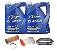 Febi BILSTEIN Controllo Set 10L mannol Classic, 10W-40 per Audi A8 4E_
