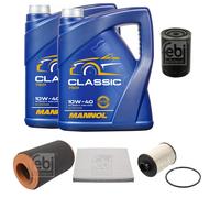Febi BILSTEIN Controllo Set 10L mannol Classiche 10W-40 per Citroën