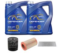 FEBI BILSTEIN Controllo Set 10L MANNOL Defender 10W-40 Per Citroën Jumper