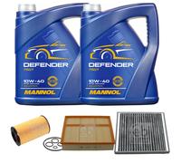 FEBI BILSTEIN Controllo Set 10L MANNOL Defender 10W-40 Per Mercedes-Benz