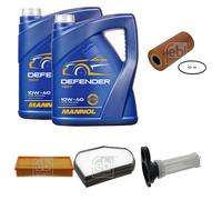 FEBI BILSTEIN Controllo Set 10L MANNOL Defender 10W-40 Per Mercedes-Benz