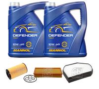 FEBI BILSTEIN Controllo Set 10L MANNOL Defender 10W-40 Per Mercedes-Benz