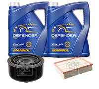 FEBI BILSTEIN Controllo Set 10L MANNOL Defender 10W-40 Per VW LT 28-46 II