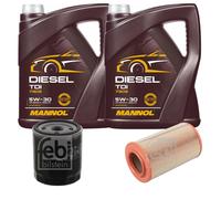 FEBI BILSTEIN Controllo Set 10L MANNOL Diesel TDI 5W-30 Per Citroën Jumper
