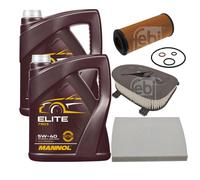 FEBI BILSTEIN Controllo Set 10L MANNOL Elite 5W-40 Per BMW X5 E70 XDRIVE30D
