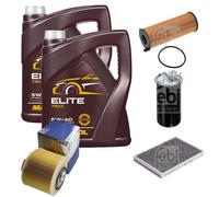 Febi BILSTEIN Controllo Set 10L mannol Elite Di 5W-40 per Audi A6 Allroad
