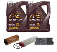Febi BILSTEIN Controllo Set 10L mannol Energia 5W-30 per BMW X5 E53 3.0d