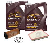 FEBI BILSTEIN Controllo Set 10L MANNOL Energy 5W-30 Per BMW 5er Touring E61