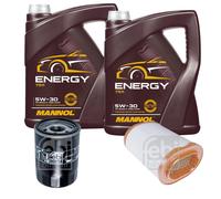 FEBI BILSTEIN Controllo Set 10L MANNOL Energy 5W-30 per Land Rover Range 4.4