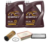 FEBI BILSTEIN Controllo Set 10L MANNOL Energy 5W-30 Per Mercedes-Benz
