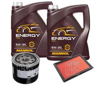 FEBI BILSTEIN Controllo Set 10L MANNOL Energy 5W-30 Per Nissan Micra IV K13