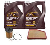 FEBI BILSTEIN Controllo Set 10L MANNOL Energy Combi LL 5W-30 Per BMW 6er