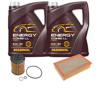 FEBI BILSTEIN Controllo Set 10L MANNOL Energy Combi LL 5W-30 Per BMW 7er