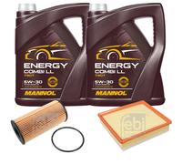 Febi BILSTEIN Controllo Set 10L mannol Energy Combi Ll 5W-30 per Filtro Opel