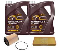 FEBI BILSTEIN Controllo Set 10L MANNOL Energy Combi LL 5W-30 Per Porsche