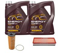 FEBI BILSTEIN Controllo set 10L MANNOL Energy Combi LL 5W-30 per VW Touareg