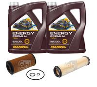FEBI BILSTEIN Controllo Set 10L MANNOL Energy Premium 5W-30 Per Mercedes E