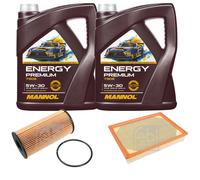 FEBI BILSTEIN Controllo set 10L MANNOL Energy Premium 5W-30 per Nissan