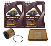 FEBI BILSTEIN Controllo set 10L MANNOL Energy Premium 5W-30 per Nissan