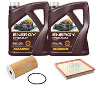 FEBI BILSTEIN Controllo Set 10L MANNOL Energy Premium 5W-30 Per Opel Vivaro