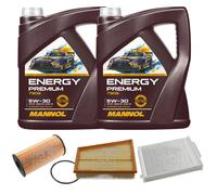 FEBI BILSTEIN Controllo Set 10L MANNOL Energy Premium 5W-30 Per Renault