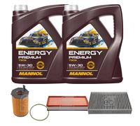 FEBI BILSTEIN Controllo Set 10L MANNOL Energy Premium 5W-30 Per VW Touareg