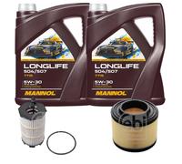 FEBI BILSTEIN Controllo set 10L MANNOL Longlife 504/507 5W-30 per Audi A6