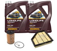 FEBI BILSTEIN Controllo set 10L MANNOL Longlife 504/507 5W-30 per BMW serie 5