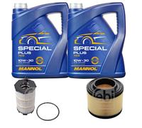 Febi BILSTEIN Controllo Set 10L mannol Special Plus 10W-30 per Audi A6 Avant